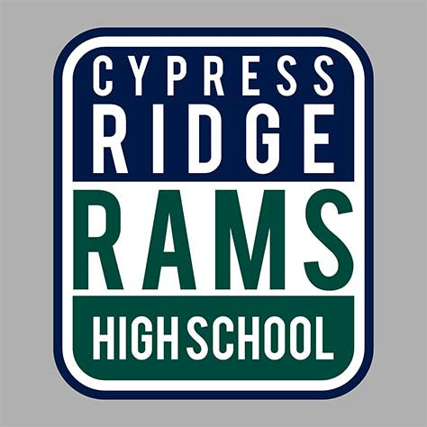 Cypress Ridge Rams Premium Grey Hoodie - Design 01