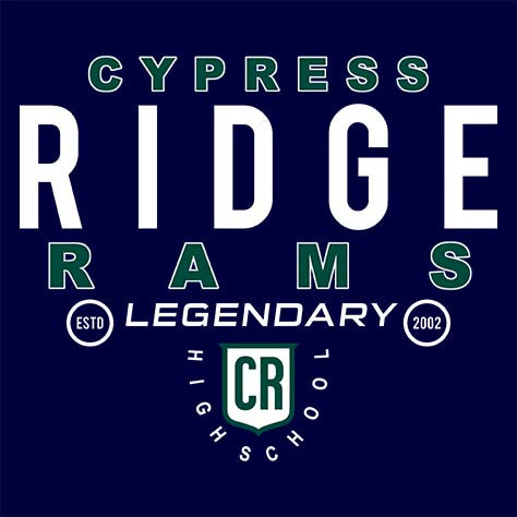 Cypress Ridge Rams Dark Green Snapback Cap 202