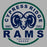 Cypress Ridge Rams Premium Grey Hoodie - Design 04