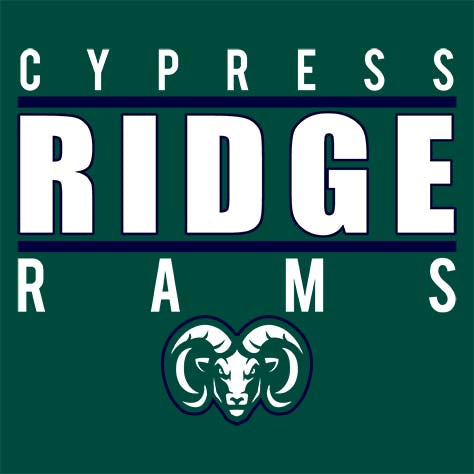 Cypress Ridge Rams Premium Forest Green T-shirt - Design 07