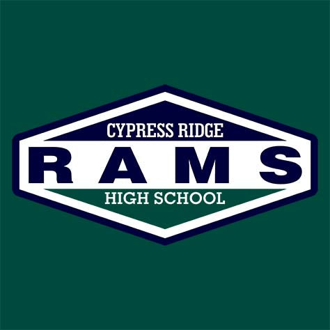 Cypress Ridge Rams Premium Forest Green T-shirt - Design 09