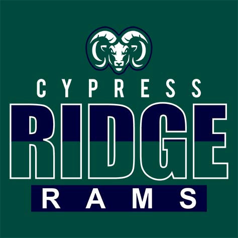 Cypress Ridge Rams Premium Forest Green T-shirt - Design 23