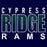 Cypress Ridge High School Rams Navy Garment Design 24