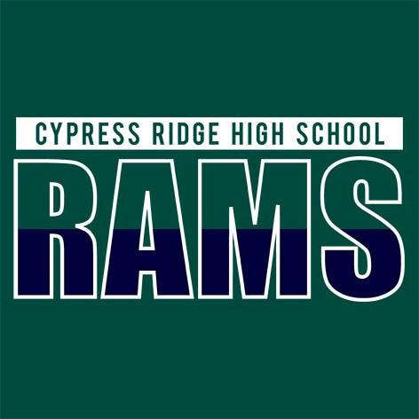 Cypress Ridge Rams Premium Forest Green T-shirt - Design 25