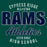 Cypress Ridge Rams Premium Forest Green T-shirt - Design 34