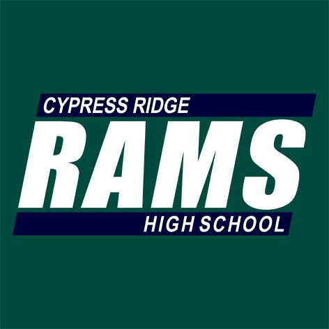 Cypress Ridge High School Rams Forest Green Garment Design 72