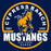 Cypress Ranch Mustangs Premium Navy Hoodie - Design 04