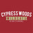 Cypress Woods High School Wildcats Deep Red Garment Design 21