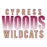 Cypress Woods Wildcats Premium White Hoodie - Design 24