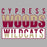 Cypress Woods Wildcats Premium Grey Hoodie - Design 31