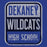 Dekaney Wildcats Premium Royal Blue T-shirt - Design 01