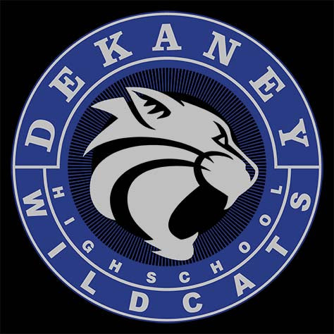 Dekaney Wildcats Premium Black T-shirt - Design 02