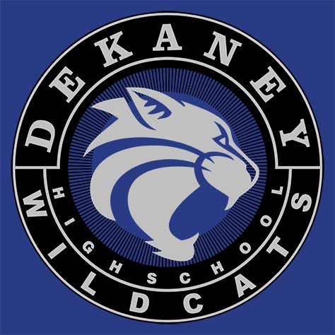 Dekaney High School Wildcats Royal Blue Garment Design 02