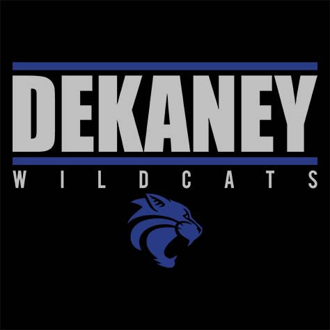 Dekaney Wildcats Premium Black T-shirt - Design 07