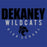 Dekaney High School Wildcats Royal Blue Garment Design 12