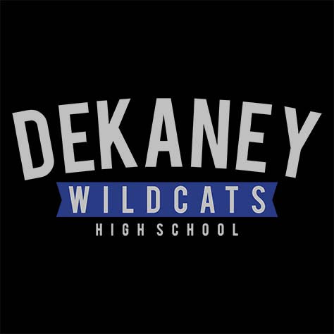 Dekaney Wildcats Premium Black T-shirt - Design 21