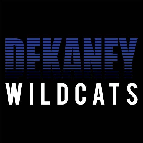 Dekaney High School Wildcats Black Garment Design 24