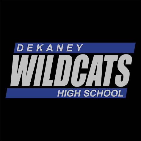 Dekaney High School Wildcats Black Garment Design 72