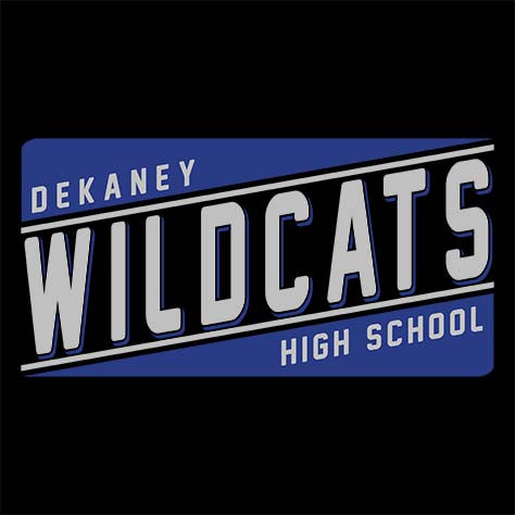 Dekaney High School Wildcats Black Garment Design 84