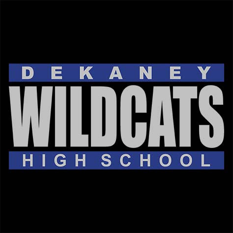 Dekaney High School Wildcats Black Garment Design 98