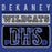 Dekaney High School Wildcats Royal Blue Garment Design 86