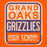 Grand Oaks Grizzlies Premium Orange T-shirt - Design 01