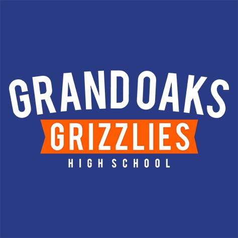 Grand Oaks Grizzlies Premium Royal Hoodie - Design 21