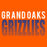 Grand Oaks Grizzlies Premium Orange T-shirt - Design 24