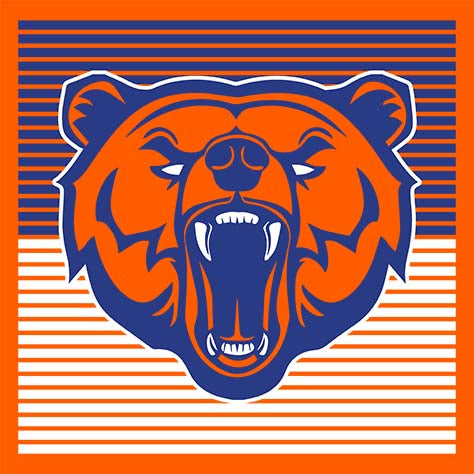 Grand Oaks High School Grizzlies Orange Garment Design 27