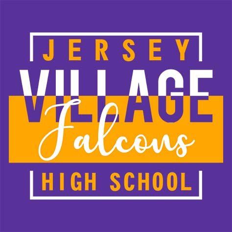 Jersey Village Falcons Premium Purple T-shirt - Design 35 — District 63  Apparel