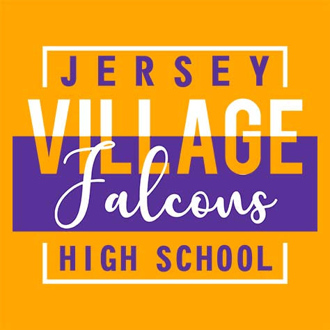 Jersey Village High School Falcons Gold Garment Design 05