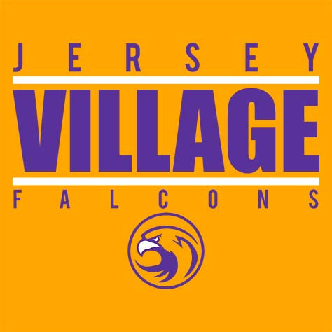 Jersey Village High School Falcons Gold Garment Design 07