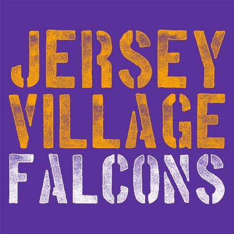 Jersey Village High School Falcons Purple Garment Design 17