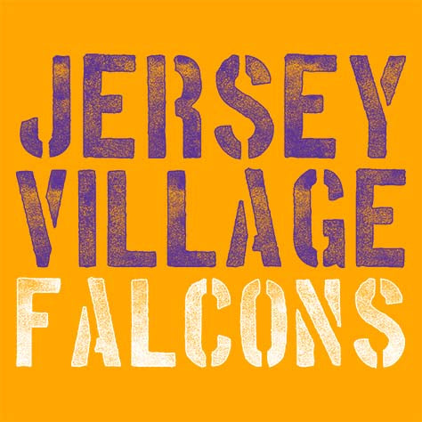 Jersey Village Falcons Premium Gold T-shirt - Design 17