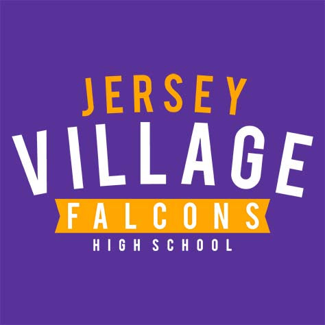 Jersey Village High School Falcons Purple Garment Design 21