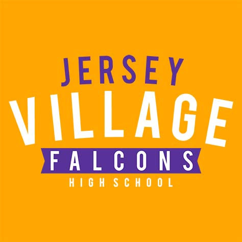 Jersey Village High School Falcons Gold Garment Design 21