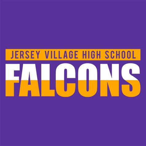 Jersey Village High School Falcons Purple Garment Design 25