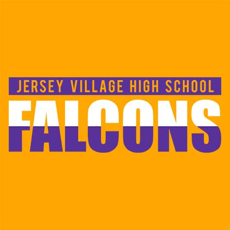 Jersey Village High School Falcons Gold Garment Design 25