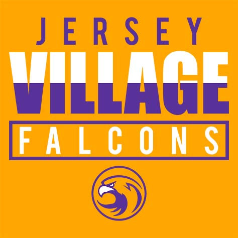 Jersey Village High School Falcons Gold Garment Design 29