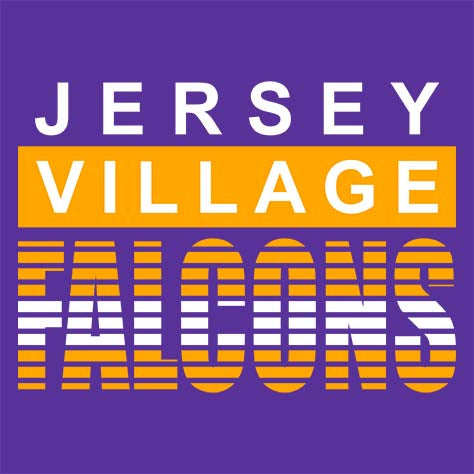 Jersey Village Falcons Premium Purple T-shirt - Design 35