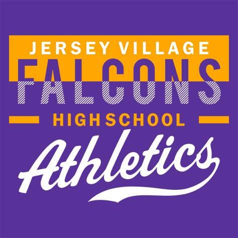 Jersey Village High School Falcons Purple Garment Design 48