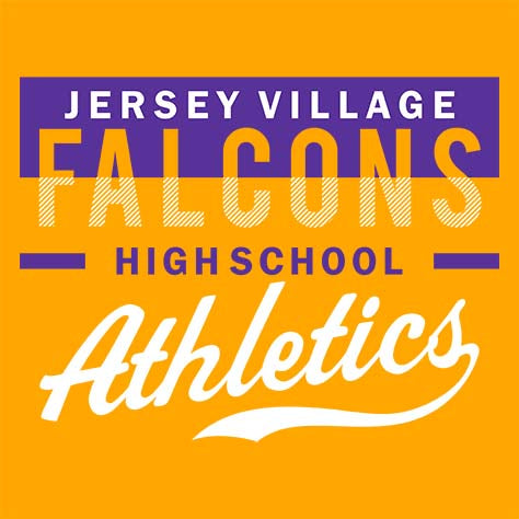 Jersey Village High School Falcons Gold Garment Design 48