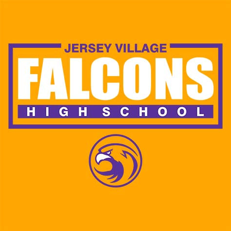 Jersey Village High School Falcons Gold Garment Design 49