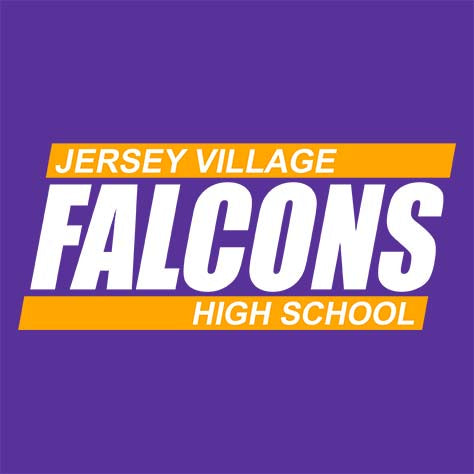 Jersey Village High School Falcons Purple Garment Design  72