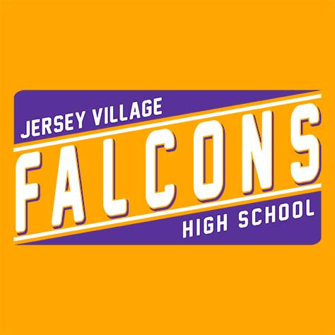 Jersey Village High School Falcons Gold Garment Design 84