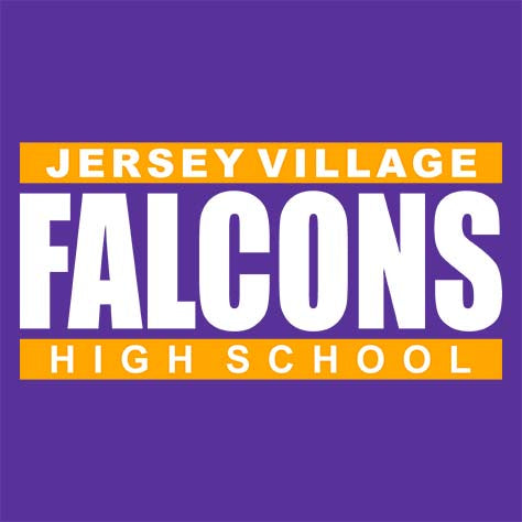 Jersey Village Falcons Premium Purple T-shirt - Design 98