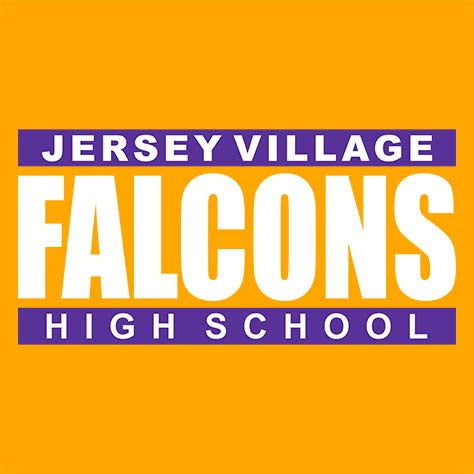 Jersey Village High School Falcons Gold Garment Design 98