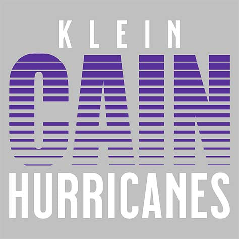 Klein Cain High School Hurricanes Sports Grey Garment Design 24