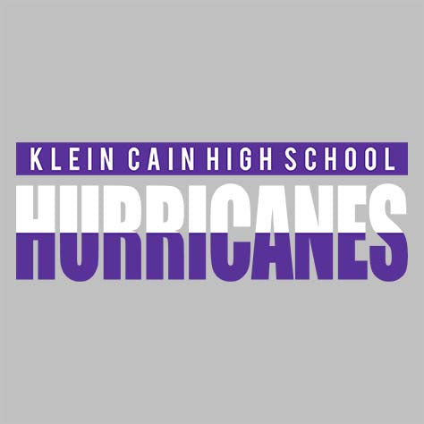 Klein Cain High School Hurricanes Sports Grey Garment Design 25