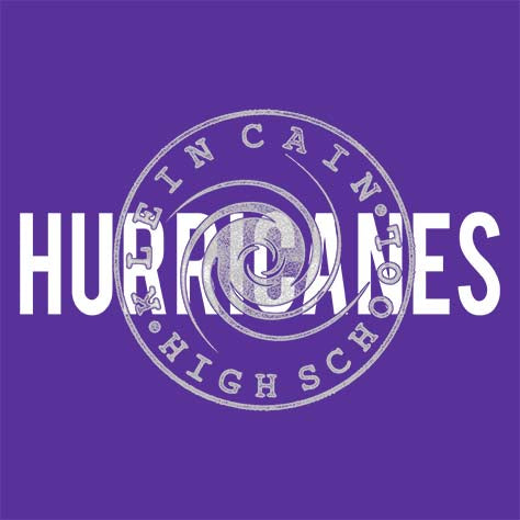 Klein Cain High School Hurricanes Purple Garment Design 88